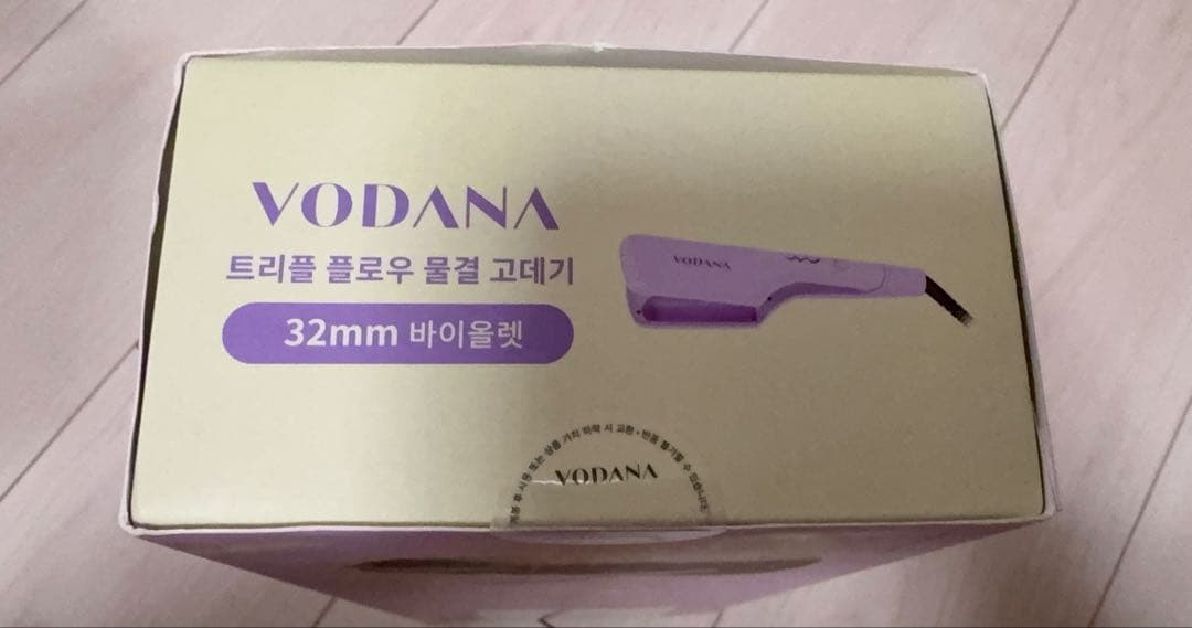 VODANA ウェーブアイロン 32mm (色:バイオレット) - メルカリ