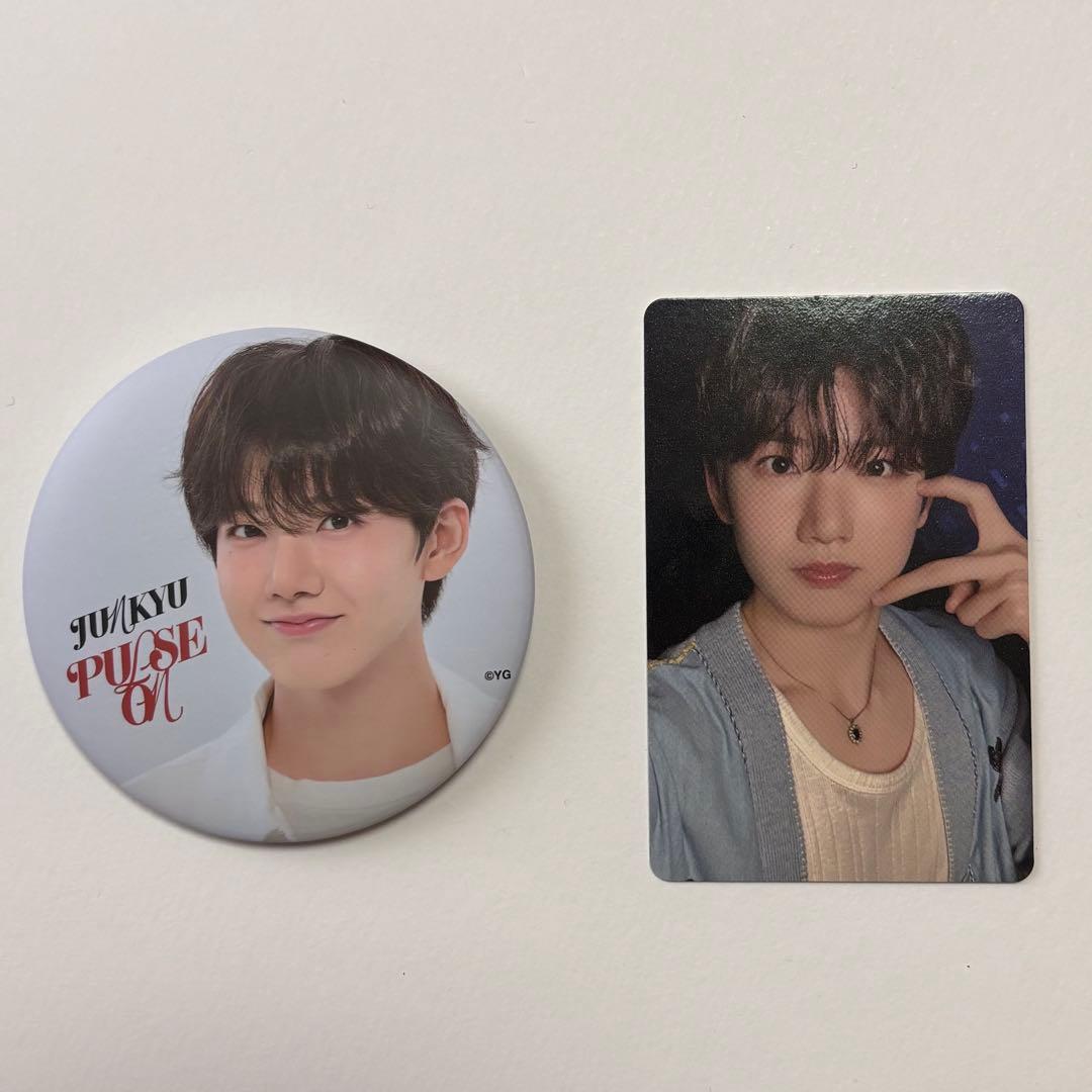 TREASURElジュンギュ PULSE ON 缶バッジ とれラッキーカード - メルカリ