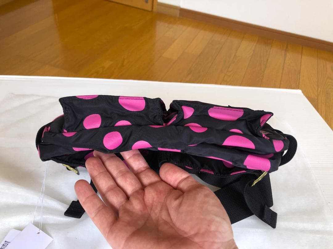 美品 ポーター 草間彌生 ウエスト ポーチ ボディー バッグ タンカー