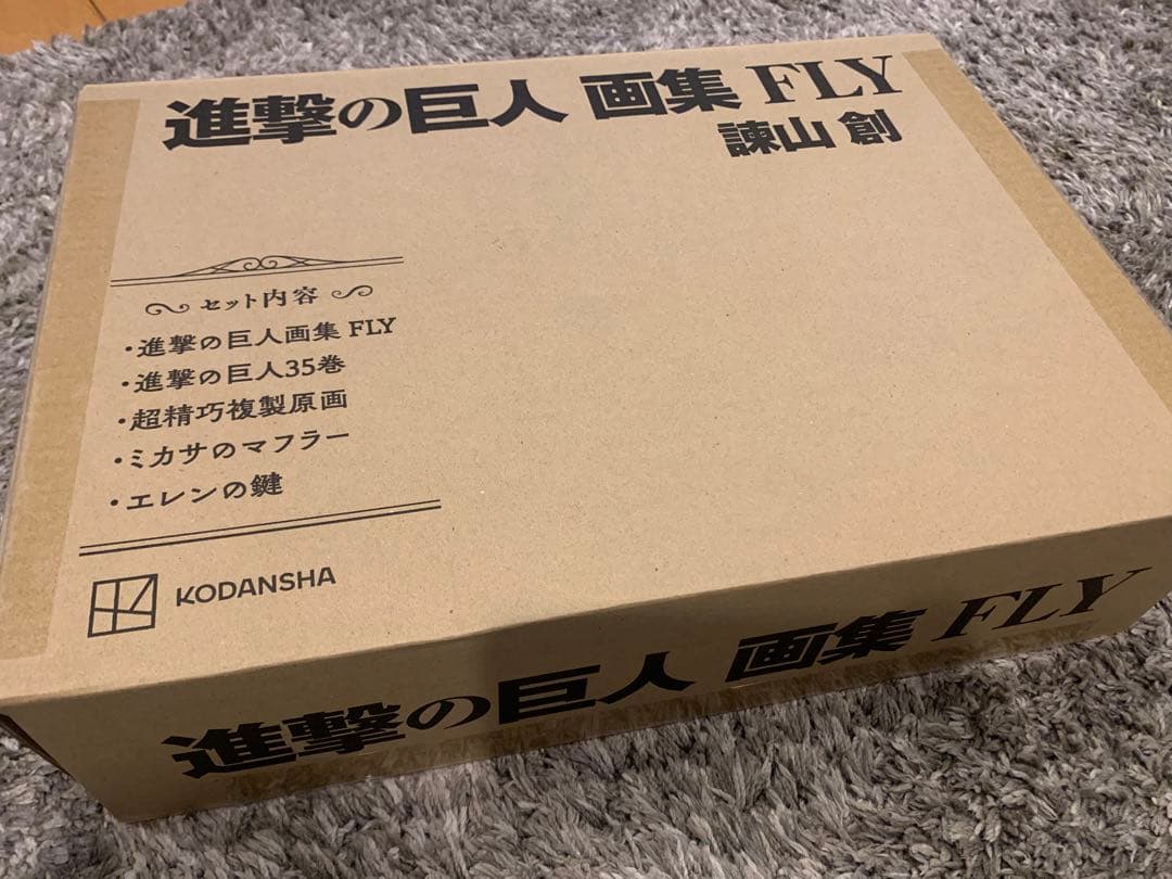 進撃の巨人　画集　FLY 画集『進撃の巨人 画集 FLY』発売決定 描き下ろし漫画「進撃の巨人35巻