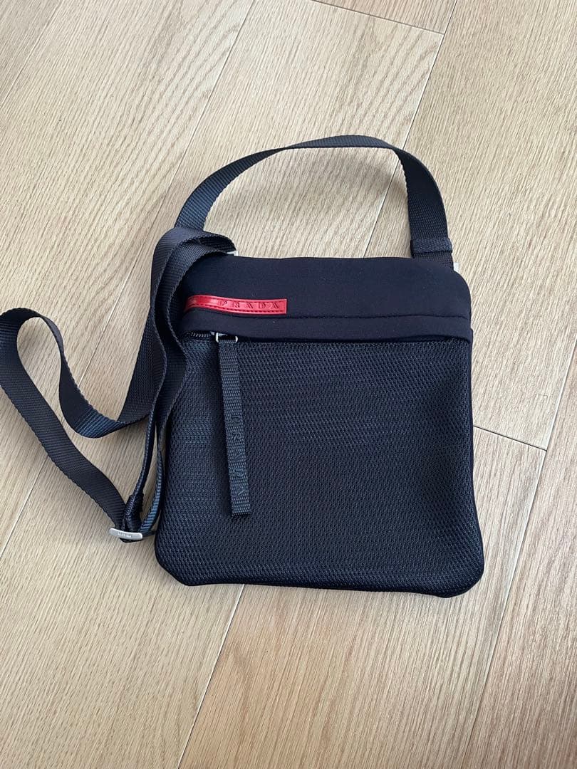 PRADA スポーツ ミニショルダーバッグ(サコッシュ) プラダスポーツ ジャージ ミニショルダーバッグ サコッシュ レディース