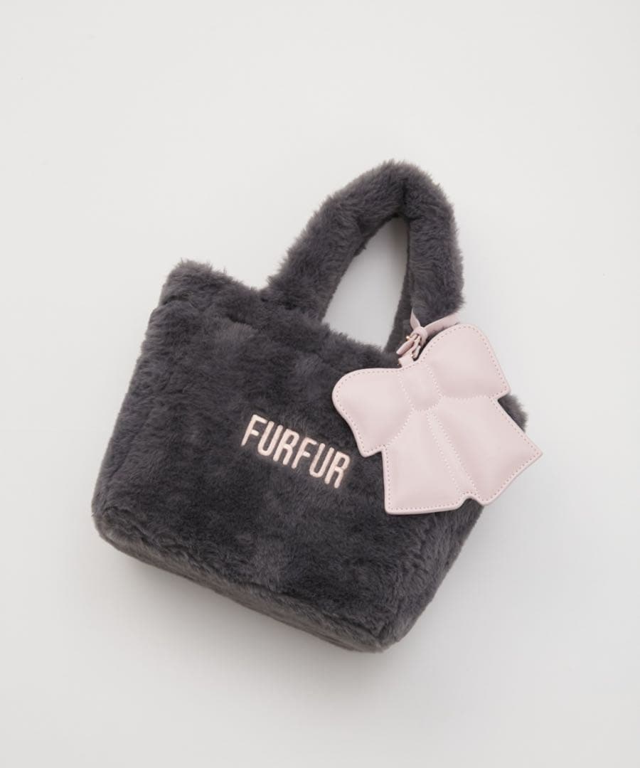 FURFUR エコファートートバッグ チャコールグレー - メルカリ
