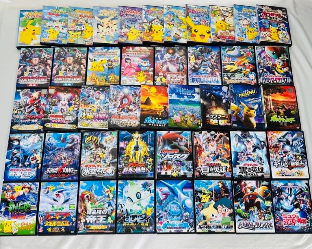 ポケモン DVD 44本セット ピカチュウ 劇場版 スペシャルアニメ - メルカリ