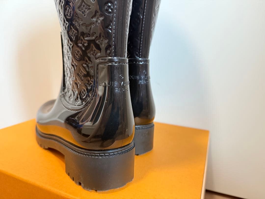 LOUIS VUITTON レインブーツ サイズ:37(23.5cm〜24cm)