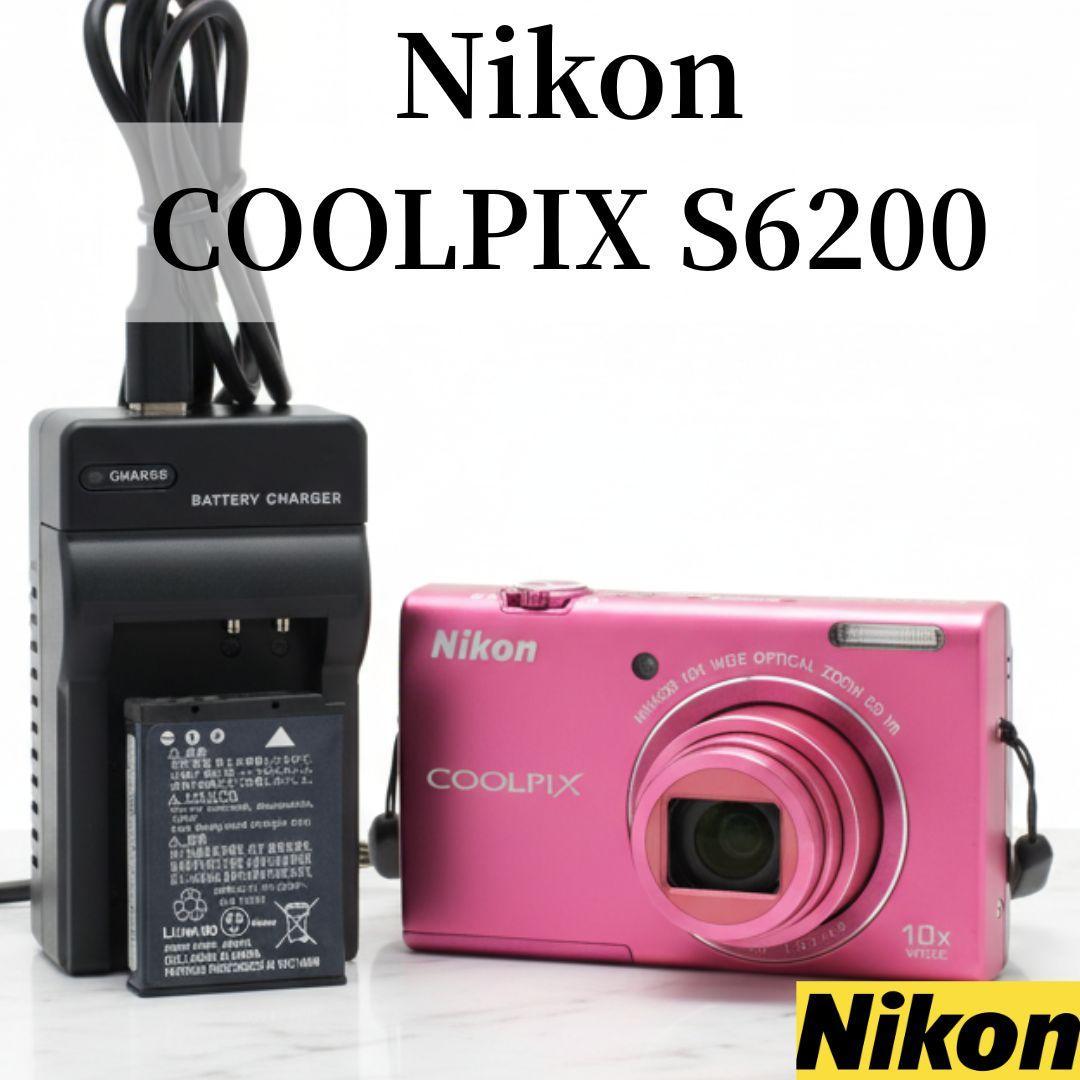 ❤️大人気　ニコン　Nikon COOLPIX S6200 ピンク　デジカメ Amazon.com: Nikon COOLPIX S6200 Compact Digital Camera - Pink
