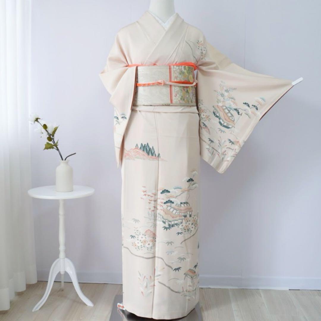 訪問着　4点フルセット 417七五三 お宮参り 卒業式　入学式　結婚式 フォーマル セレモニー スーツ 結婚式 披露宴 顔合わせ 七五三 お