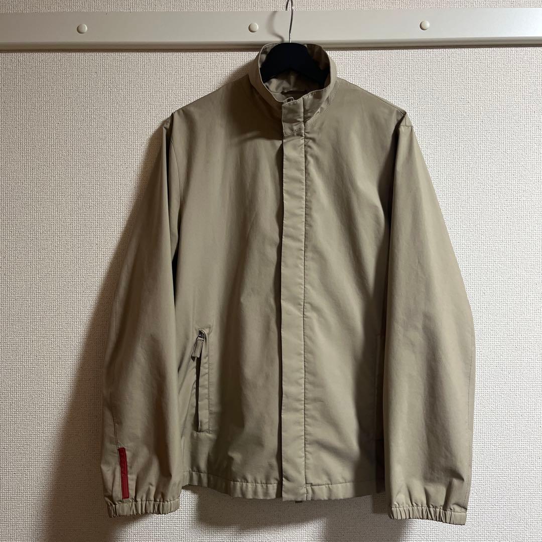 m*i様 PRADA ジャケット ベージュ marry様専用 PRADA 24ss キャンバスジャケット Mサイズ - メルカリ