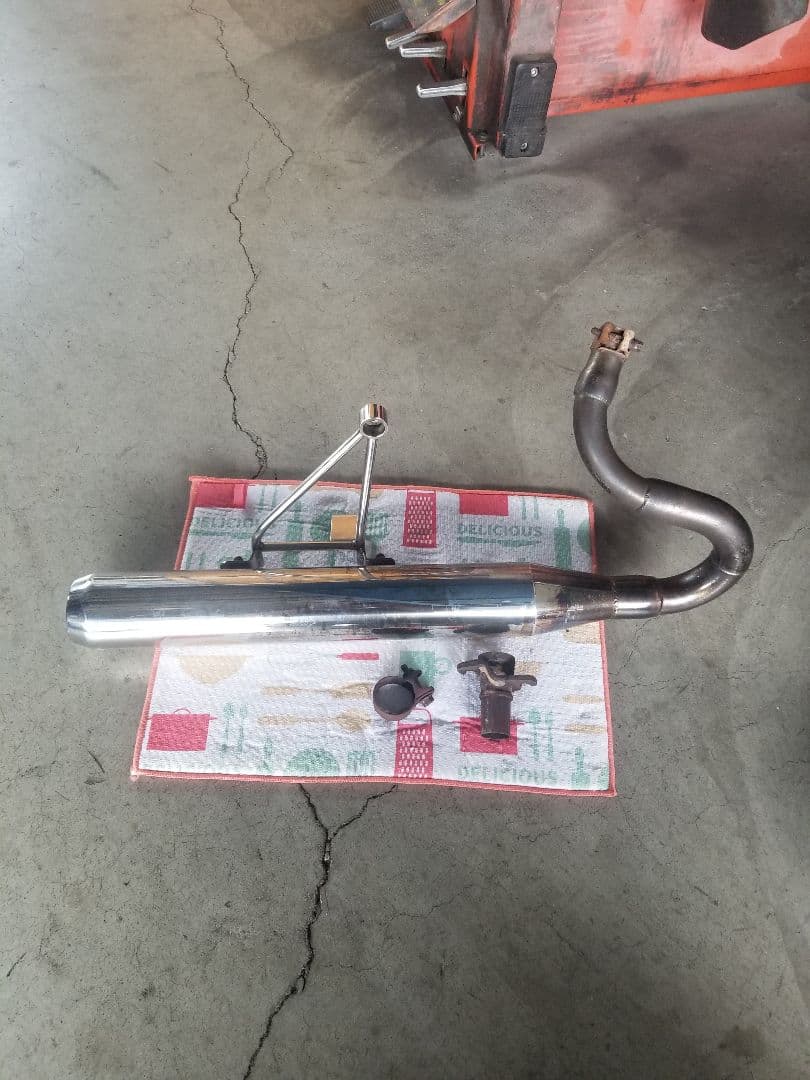 フュージョン　アメクラ　マフラー　シングル　アメリカンクラシック アメリカンクラシックマフラーシングル（ホンダ フュージョン）by