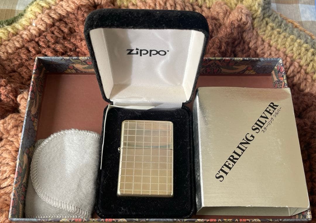 コレクション STERLING SILVER ZIPPO 絶版/ヴィンテージ Zippo ジッポー 中古 1997年製造Sterling Silver