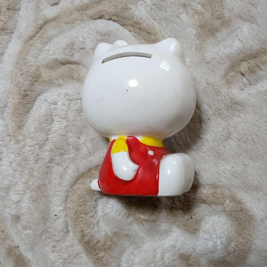 ハローキティ 貯金箱 陶器貯金箱 昭和レトロ KITTY キティちゃん