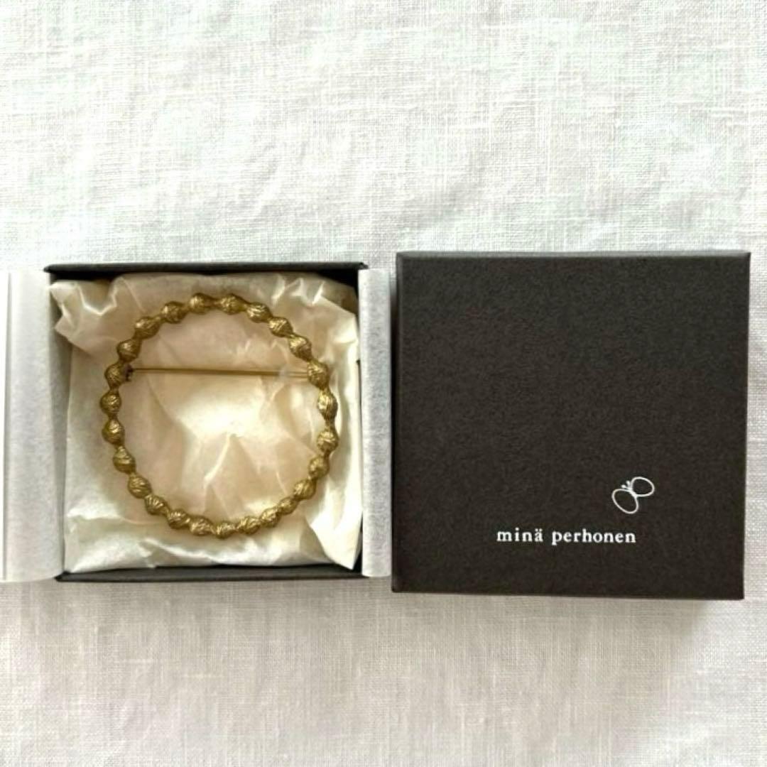 新品未使用】ミナペルホネン タンバリン ブローチ 正規品 - メルカリ