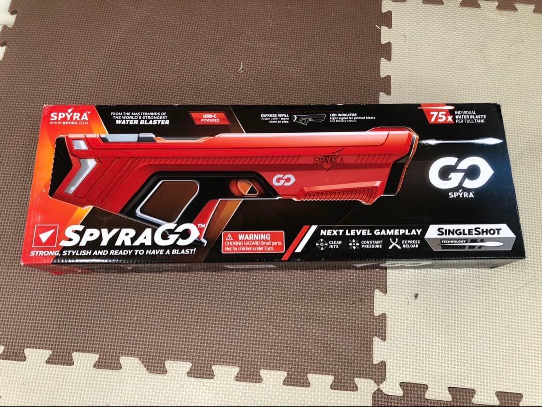 水鉄砲　Spyra Go 赤 Amazon | スパイラ(Spyra) 電動ウォーターガン 水鉄砲 SpyraGO 超強力