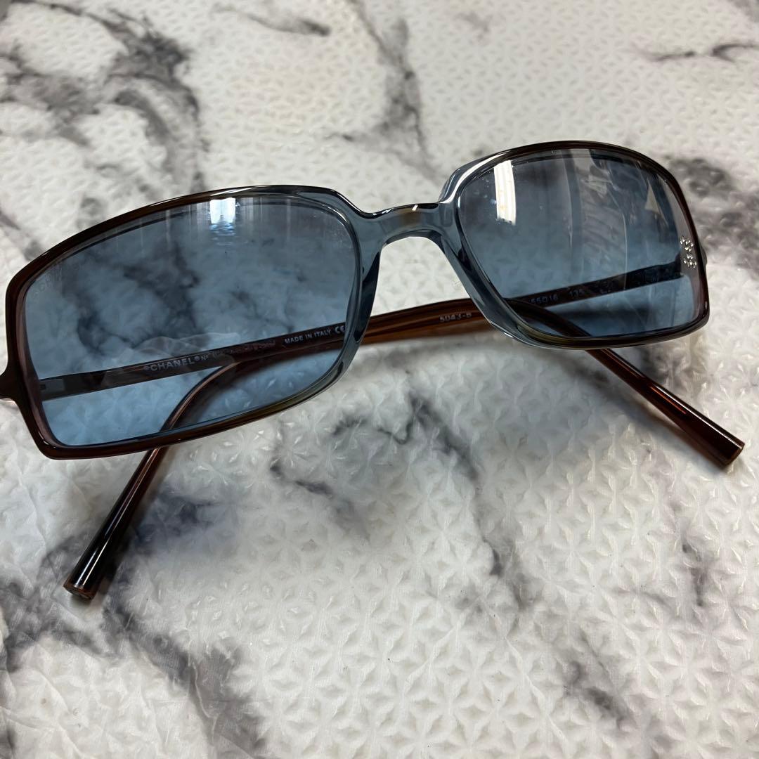シャネル CHANEL サングラス 5043 スクエア ラインストーンココマーク