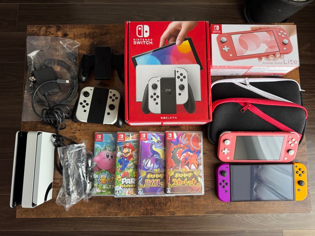 Nintendo Switch 有機EL lite 本体とゲームソフト Nintendo Switch [本体＋ソフトセット購入] 有機ELモデル ホワイト ＋