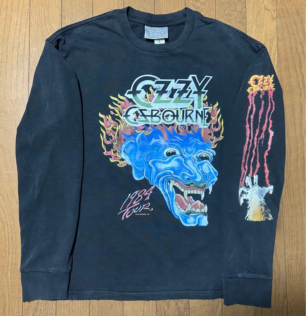 オジー・オズボーン Ozzy Osbourne ロンT ダメージ加工 - メルカリ