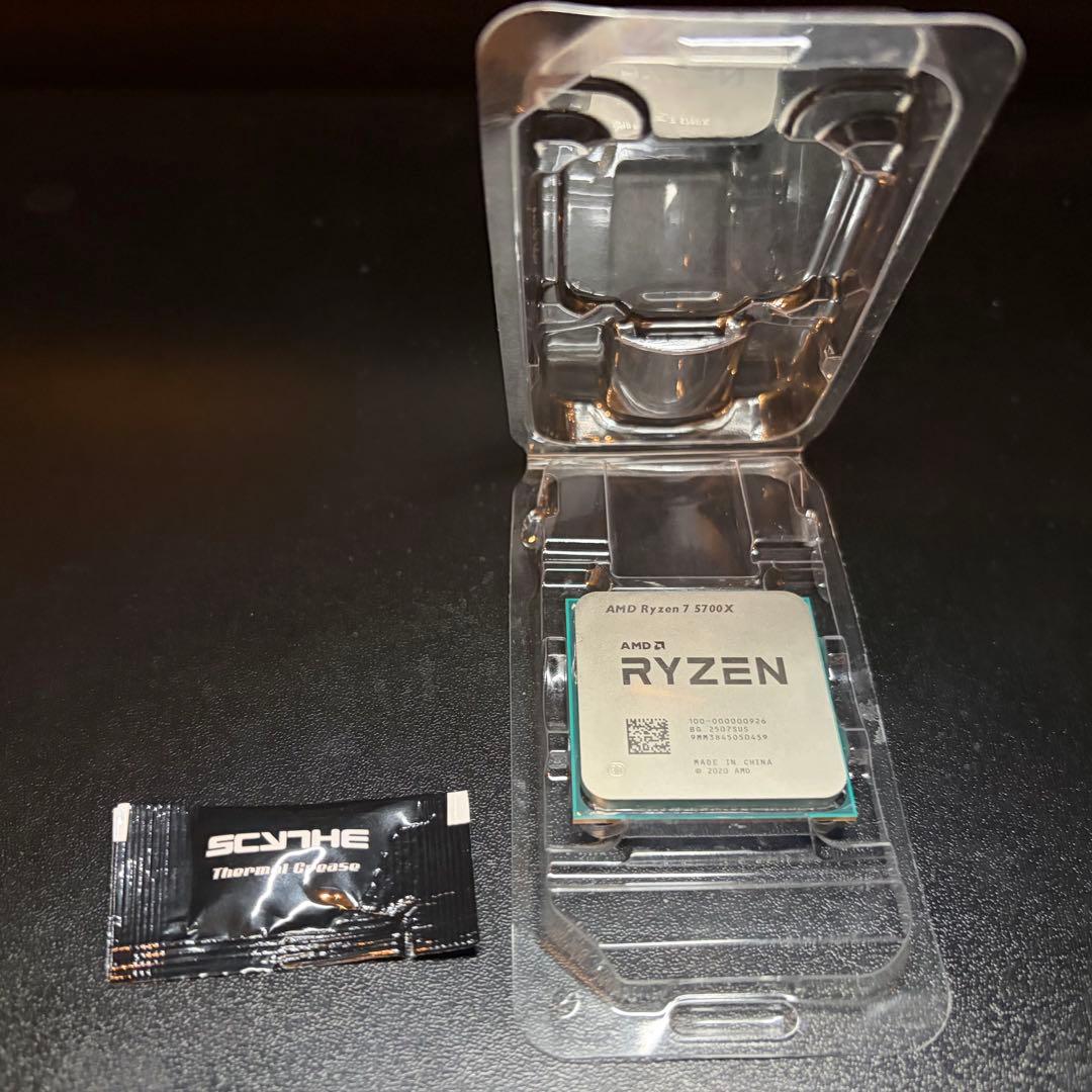 AMD Ryzen7 5700X CPU 本体 虎徹Mark3 純正グリス AMD Ryzen 7 5700X Processor (Zen 3) 8-Core 4.6 GHz Max Boost AM4