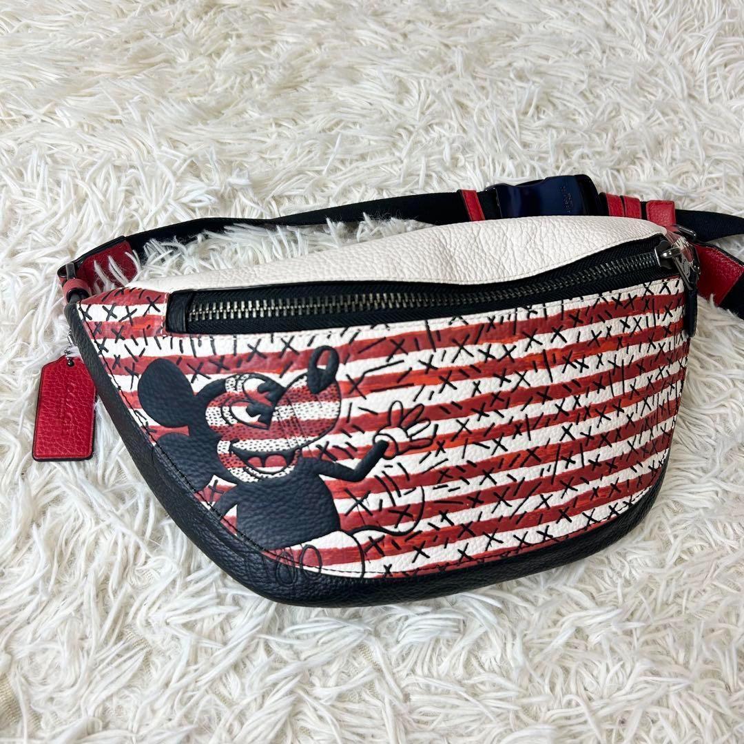 美品 コーチ ディズニー キースヘリング コラボ ウエストバッグ ボディバッグ Amazon | [コーチ] Disney X Keith Haring x ディズニー x キース
