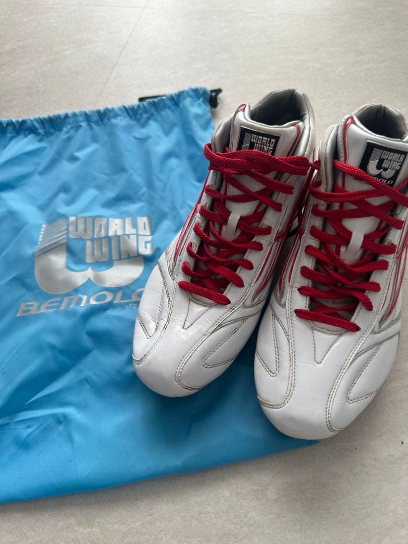 ビモロ スパイク ホワイト/レッド 26cm ビモロの白スパイク！ | 竹中スポーツ スタッフブログ⚾️