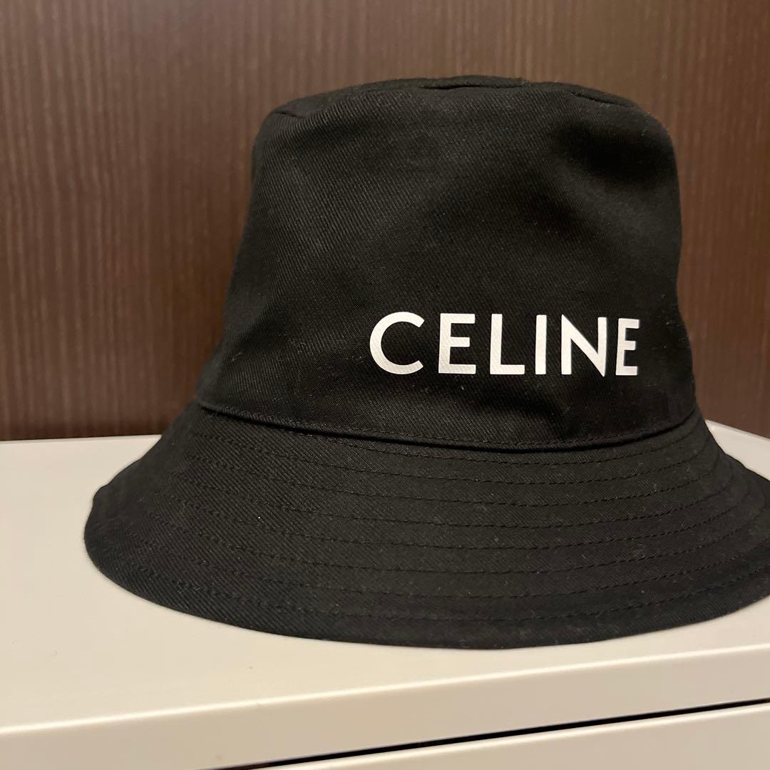 CELINE セリーヌバケットハット バケハ 黒 S
