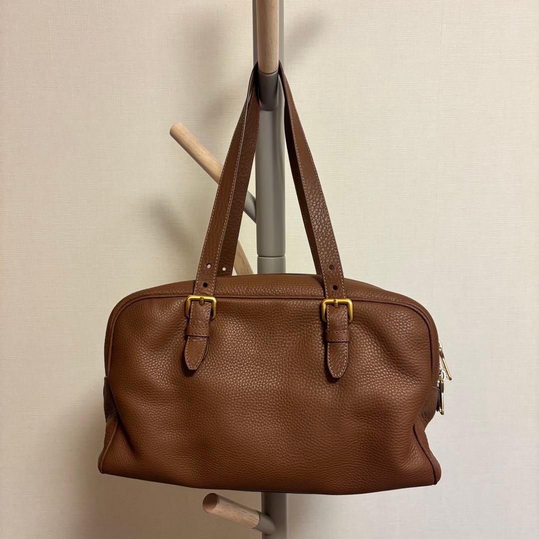 未使用】miumiu ボストンバッグ ヴィッテロダイノレザー - メルカリ