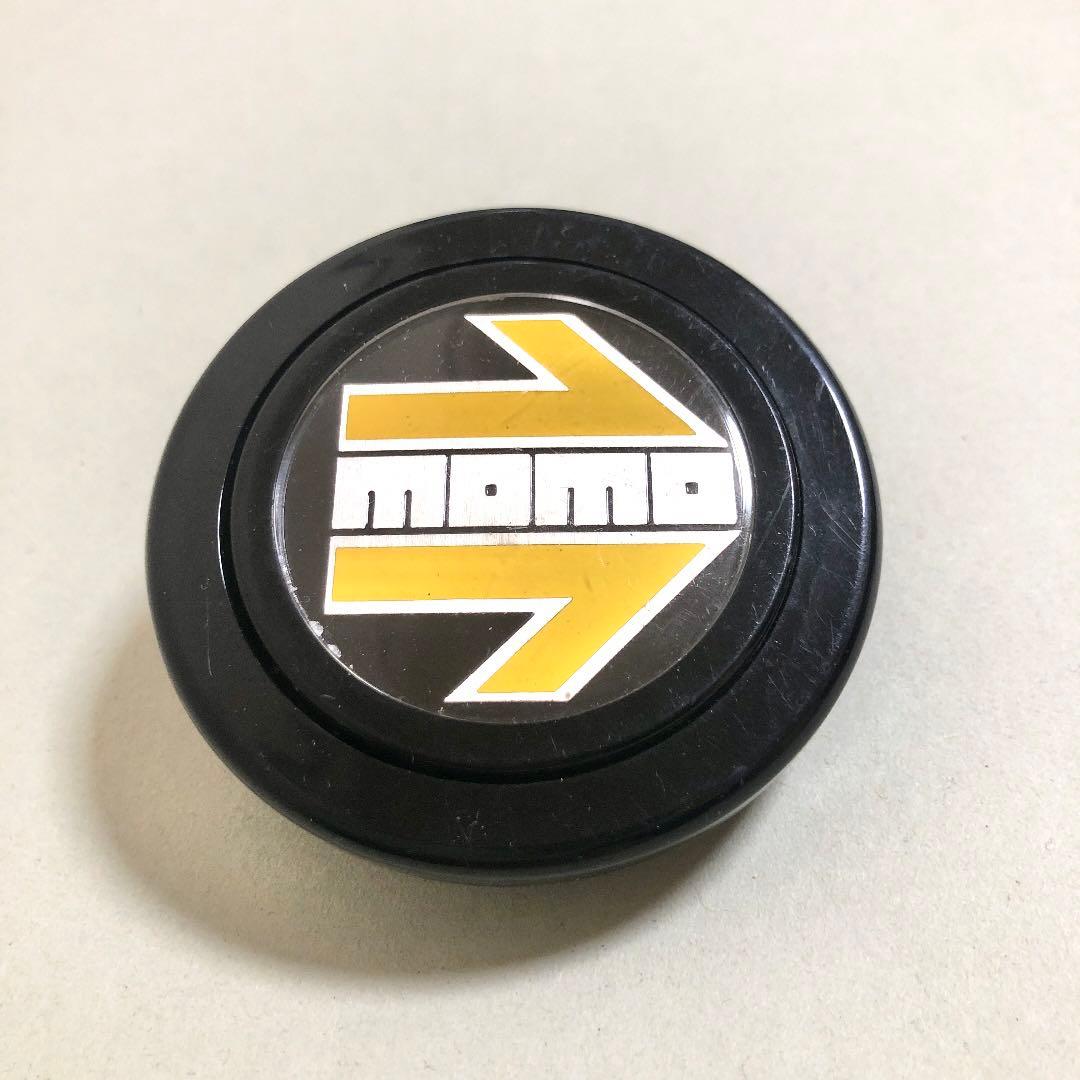 当時物 MOMO モモ ステアリング アローロゴ ホーンボタン 走り屋 旧車