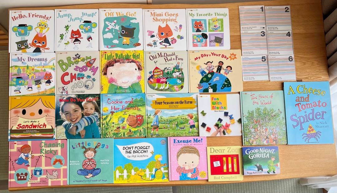 ワールドワイドキッズ絵本23冊、CD6枚、worldwide Parents6冊 ワールドワイドキッズ絵本23冊、CD6枚、worldwide Parents6冊