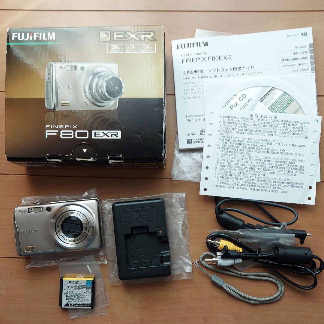 動作品】FUJIFILM FINEPIX F80EXR シルバー - メルカリ