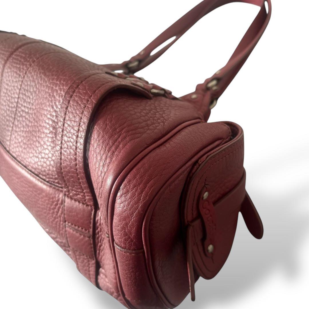 y2k archive cole haan studs leather bag