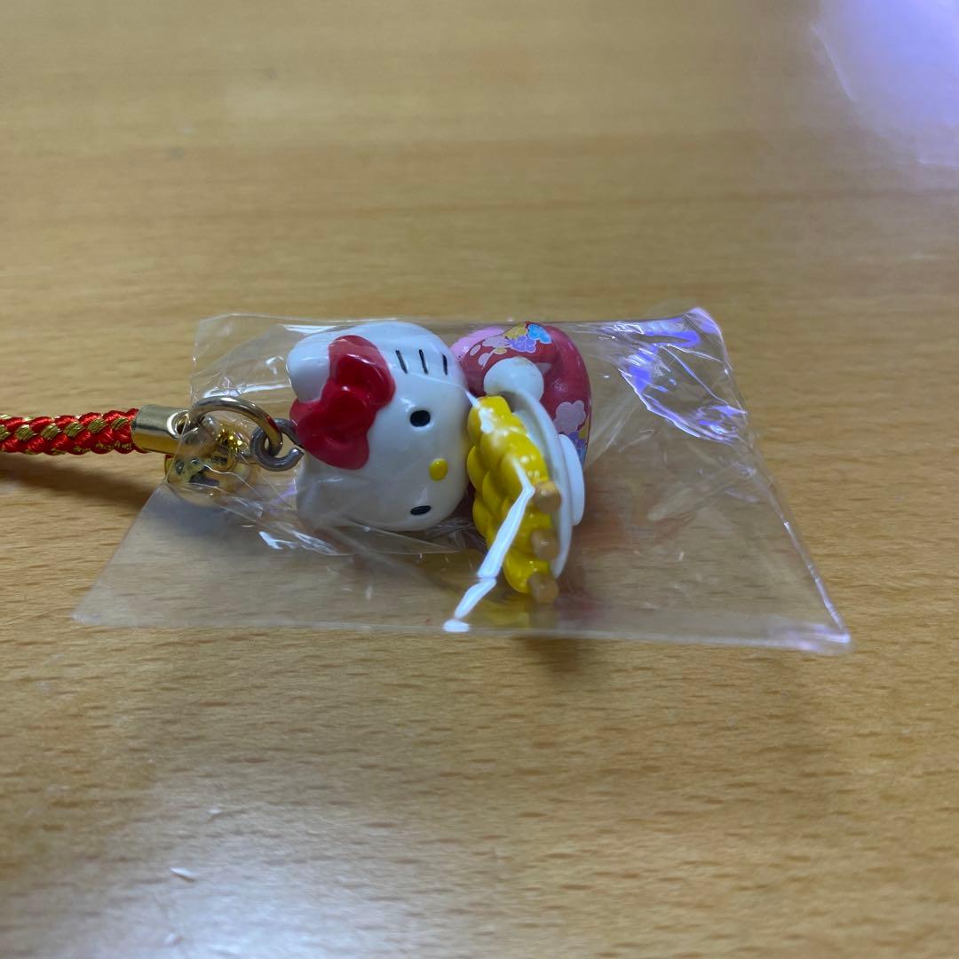 レア ハローキティ ご当地キティ 根付け 岡山限定 きびだんご