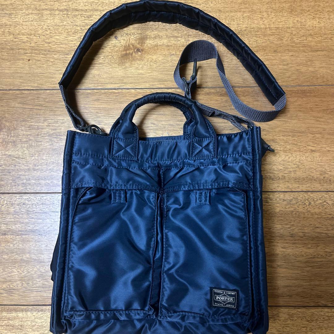 PORTER PXタンカー　スクエアトート、ショルダー アイアンブルー 大人のポーター】8月2日発売。サステナブルな「タンカー」に待望の新色