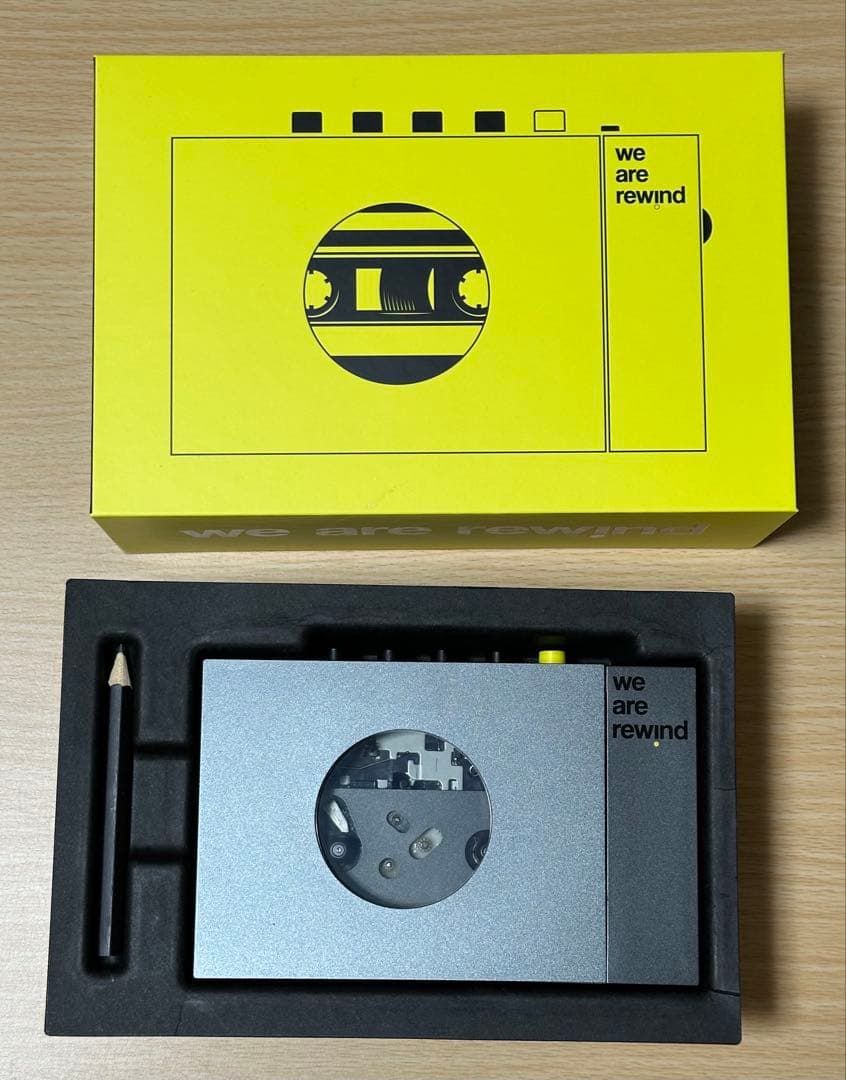 WE ARE REWIND カセットプレーヤー(WE-001) MEZE AUDIO WE ARE REWIND ポータブルカセットプレーヤー WE-001