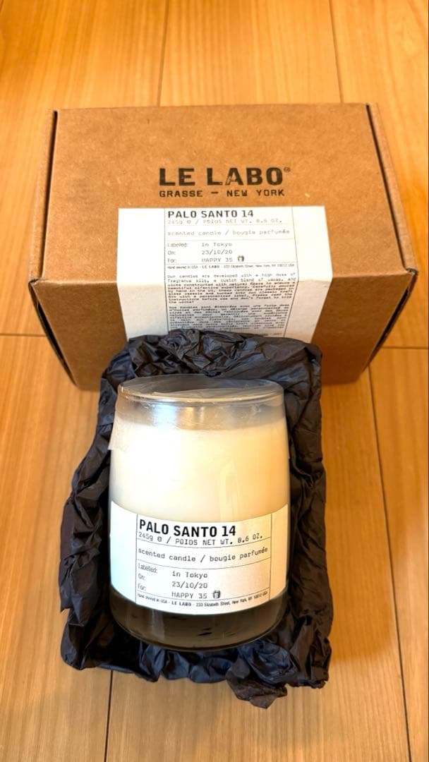 新品未使用】LE LABO Palo Santo 14 アロマキャンドル - メルカリ