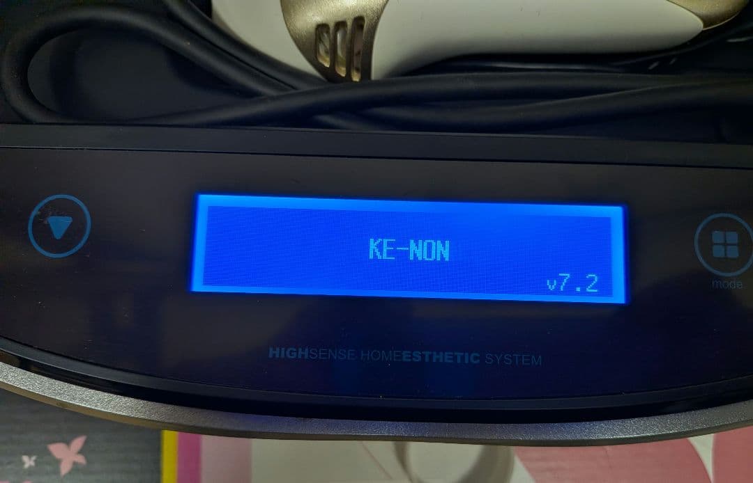 《リユース美品！》ケノン フラッシュ式脱毛器 美顔器ver:7.2