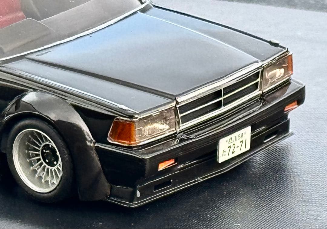 ジ*ー様 【絶版完成品】フジミ•Y30 グロリア 前期型 エアダムワークス