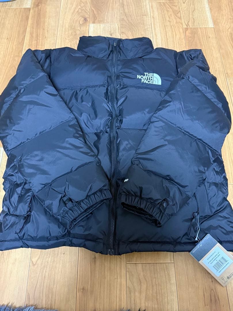 The North Face ブラック ヌプシ ダウンジャケット - メルカリ