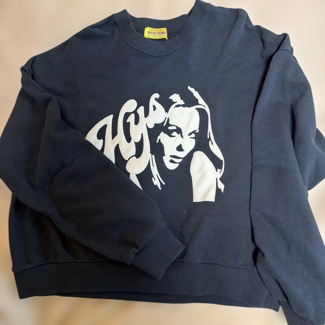 【 HYSTERIC GLAMOUR 】ᖴᖇᗴᗴ ՏIᘔᗴトレーナー黒 楽天市場】古着 HYSTERIC GLAMOUR ヒステリックグラマー 日本製 長袖