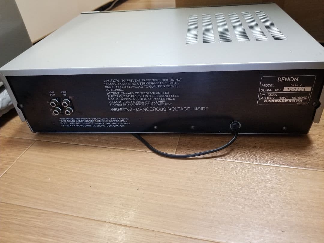 DENON DR-F7 カセットテープデッキ 「メンテナンス整備済み」 - メルカリ