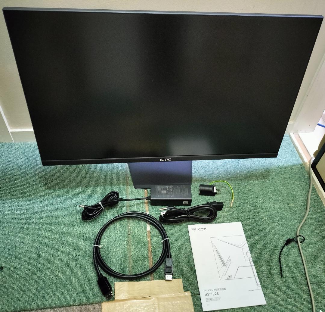 KTC 27インチ WQHD モニター本体/LCDディスプレイ H27T22S KTC H27T22S レビュー：180Hz/WQHDで約2.1万円で買える激安な27インチ