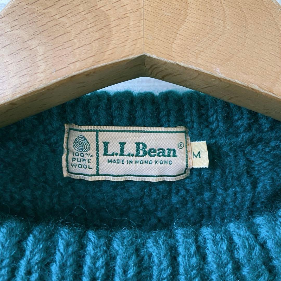 90s L.L.Bean “ パッチ ポケット ”ウール ニット セーター
