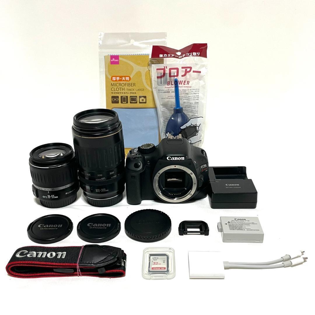 広角から望遠まで✨ Canon EOS Kiss X4 超望遠Wレンズセット