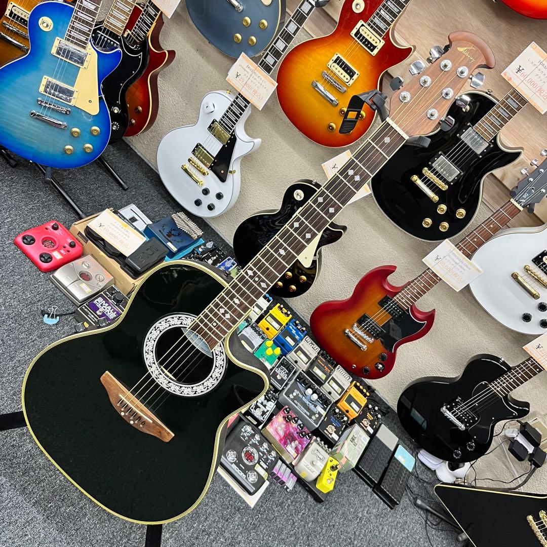 10136】 Ovation Celebrity CC57 エレアコ ブラック