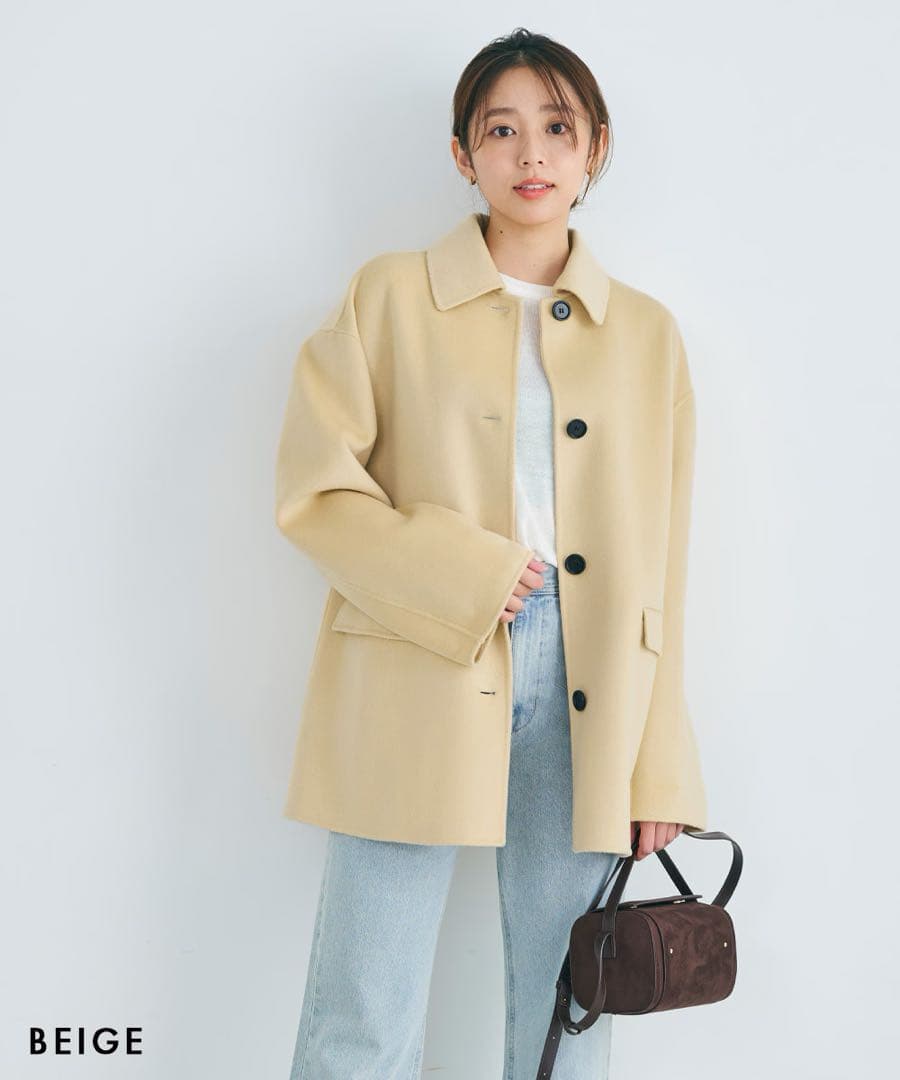 ベースメントオンライン　リバーミドルコート　新品タグ付き 10/26(日)12:00 55%OFFSALE開始》【MAAYA DESIGN】リバーミドルコート