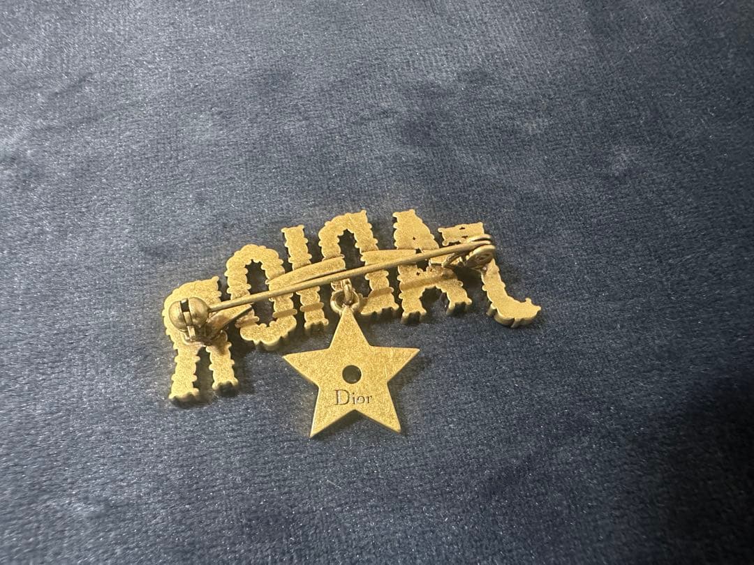 NR/7.30/10 DIOR ブローチ　スター　ラインストーン