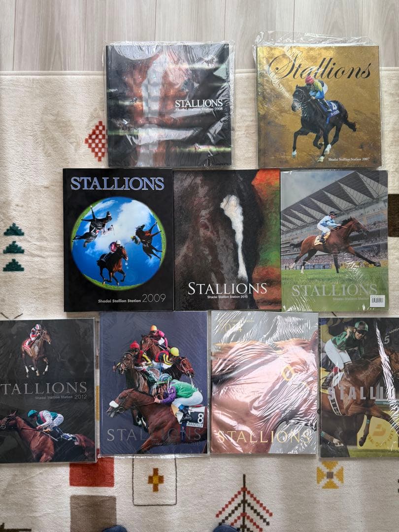 社台スタリオンstallions 2007-2015 9冊 社台スタリオンstallions 2007-2015 9冊 社台スタリオンstallions 2007