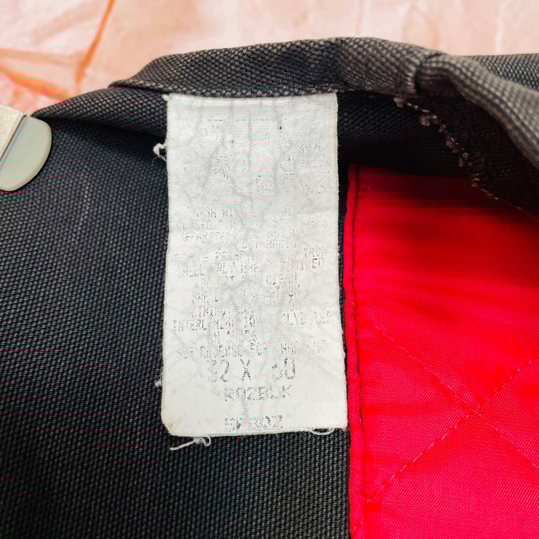 激レア】カーハートcarhartt ダブルニーオーバーオール 80s星タグL黒