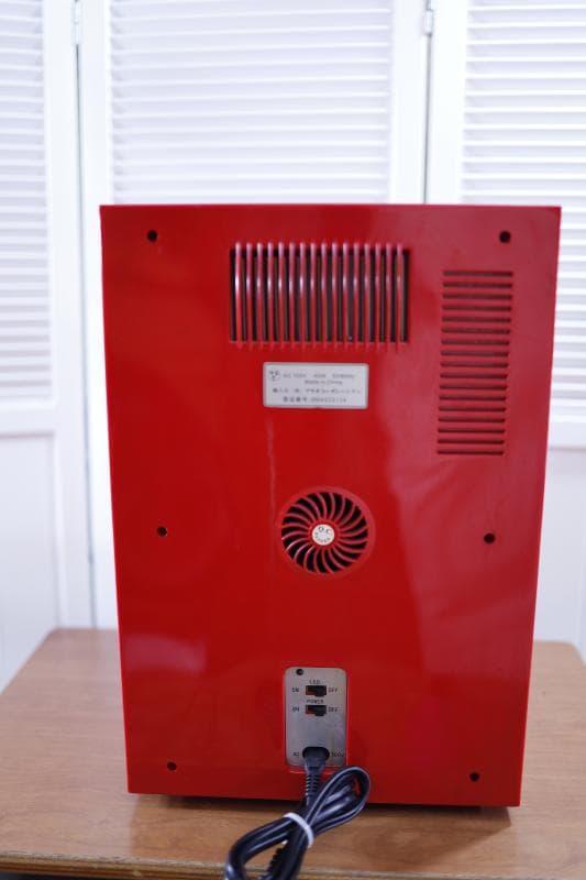 ◇マサオコーポレーション保冷庫 MSO-016R（赤）ミニ自動販売機型保冷