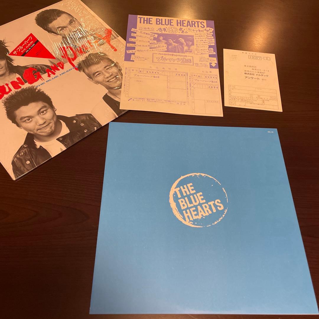 ブルーハーツ レコード 希少 オリジナル盤 '80s 当時物☆ダンボール
