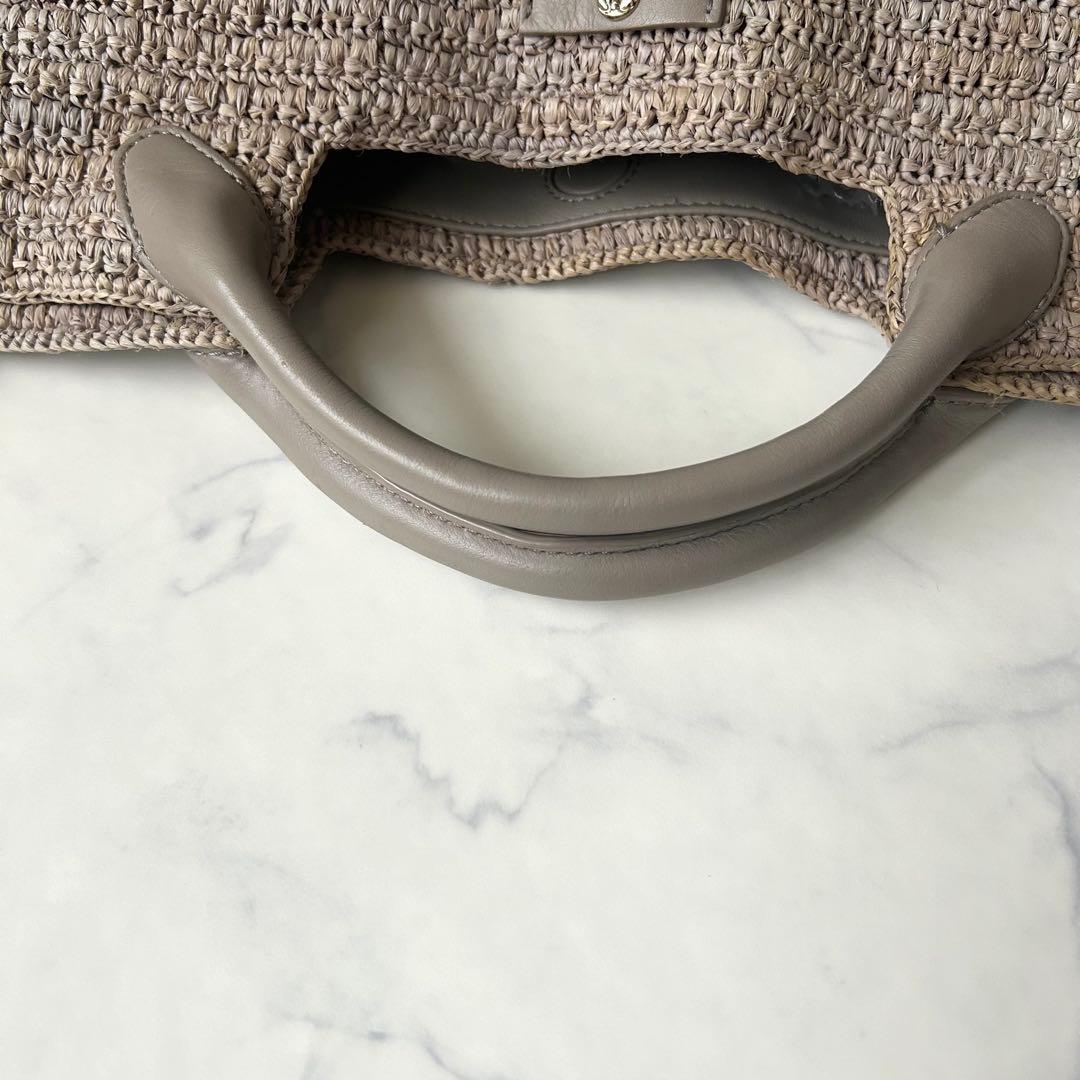 極美品✨ヘレンカミンスキー ラフィア トートバッグ CassiaS