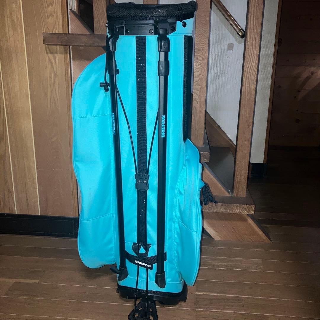 超美品 ブリーフィング キャディバッグ 希少 限定品 ターコイズカラー