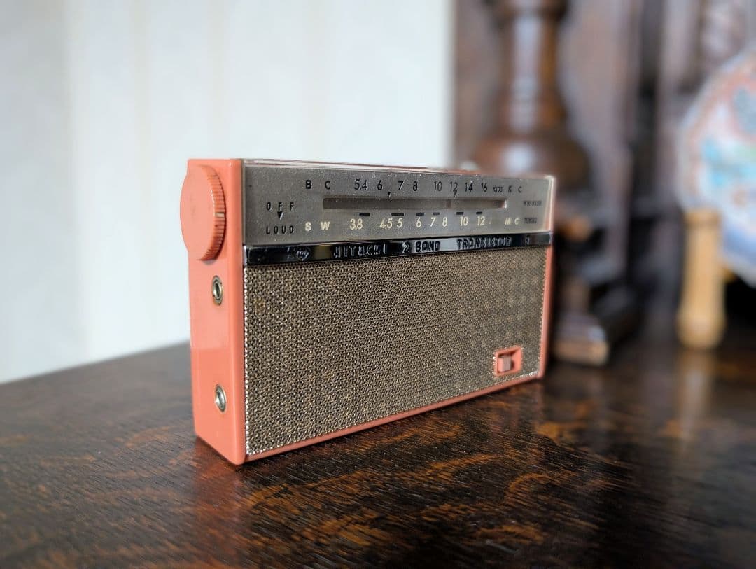 昭和レトロ 日立 トランジスターラジオ ケリー WH-825R 動作品